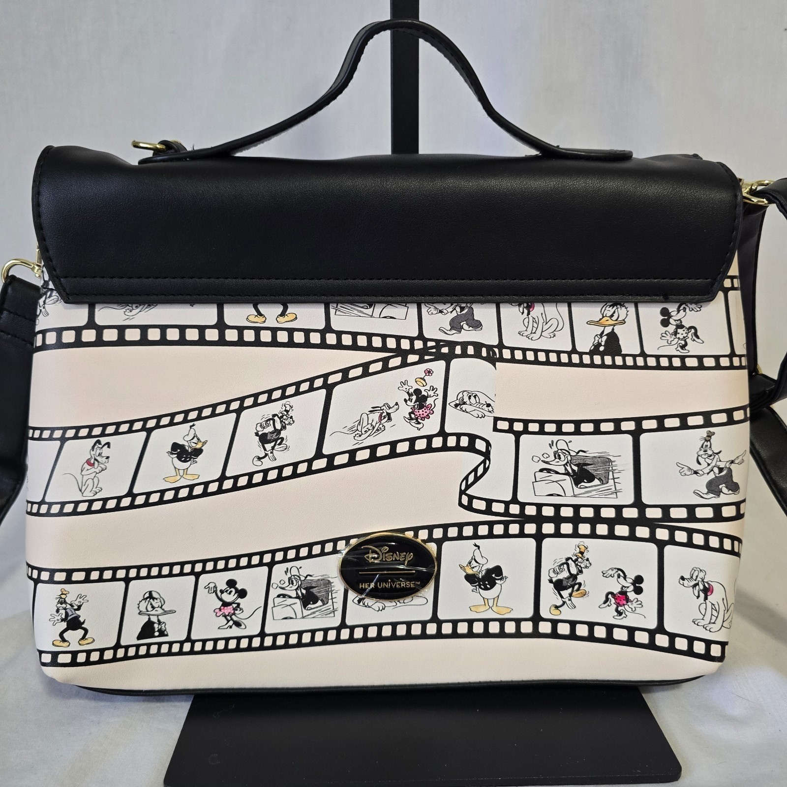 Her Universe Disney 100 Year Anniversary Satchel Mickey Mouse Friends Reel NWOT