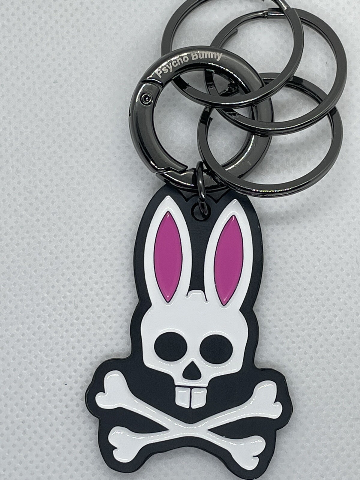 Psycho Bunny Keychain with Free Psycho Bunny Vinyl Decal