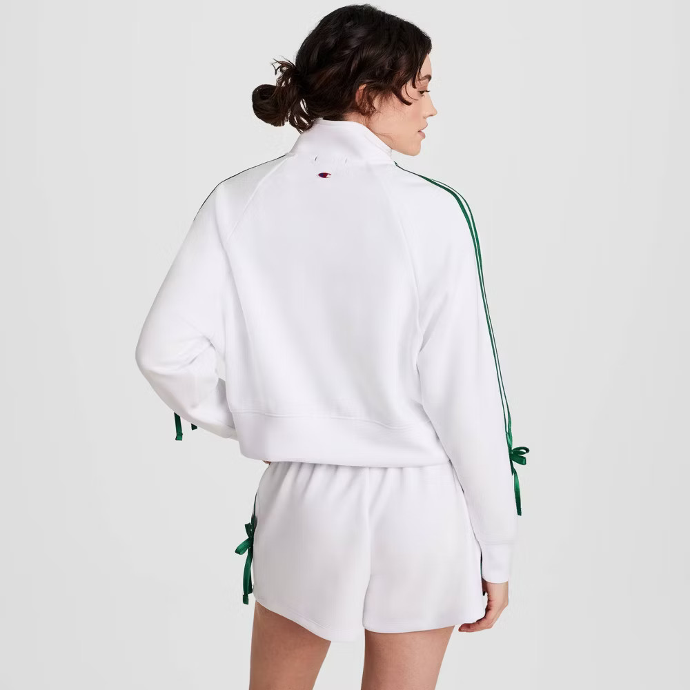 Champion Women’s In the Stands Full Zip Top – White L