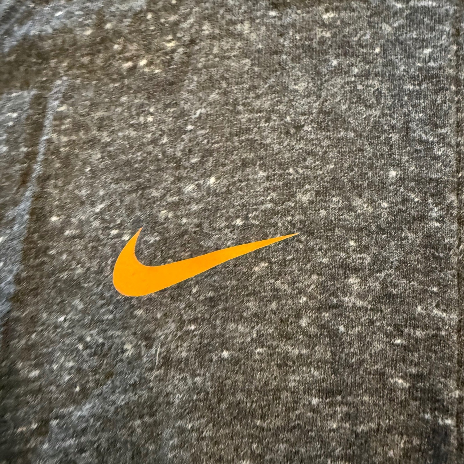 Nike Tennessee Volunteers Full Zip Hoodie Charcoal Grey Orange T Logo Small