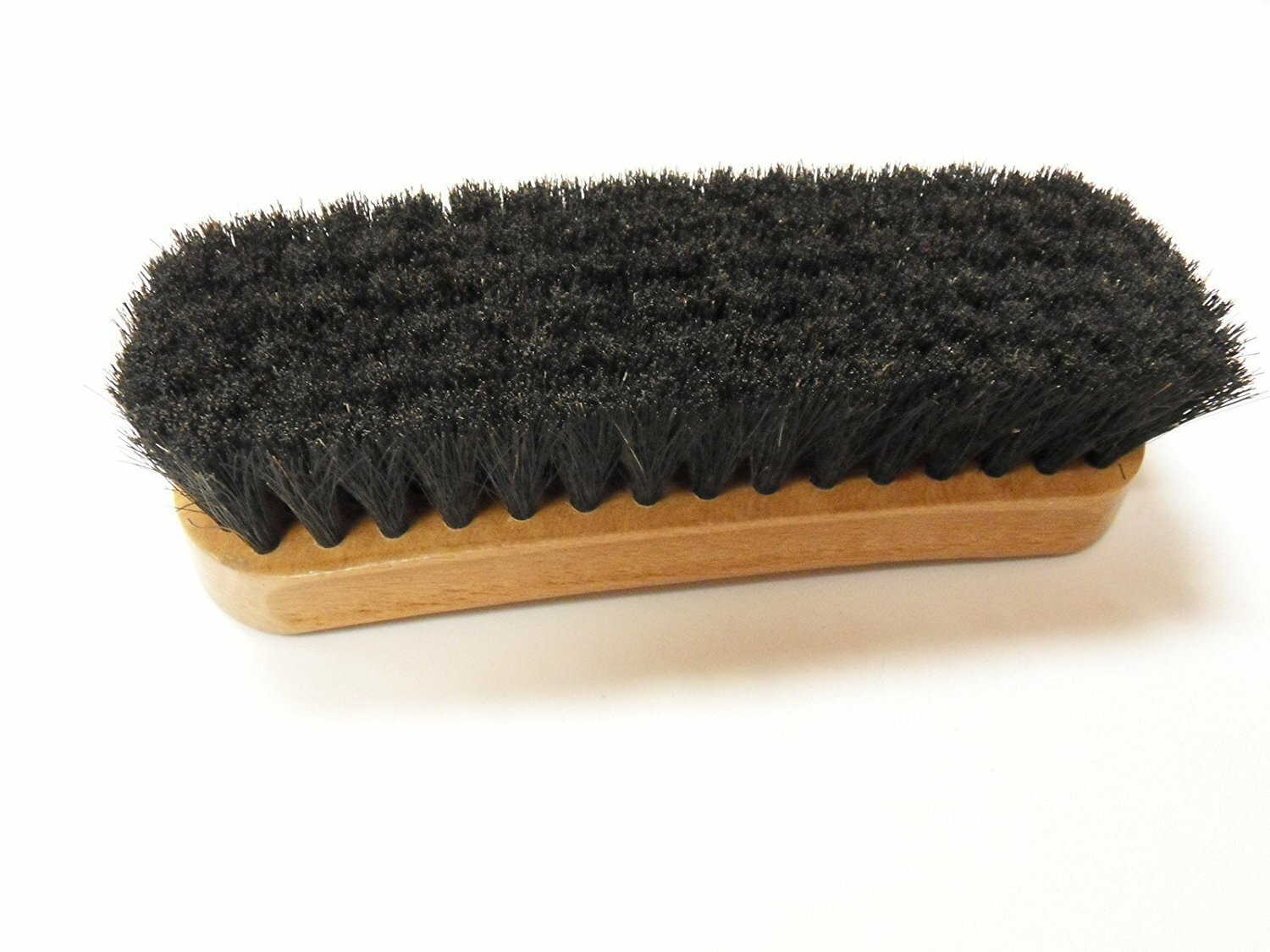 Ralyn Professional Shine Brush Boots & Shoes Brush Buffer BLACK Horse Hair 8″