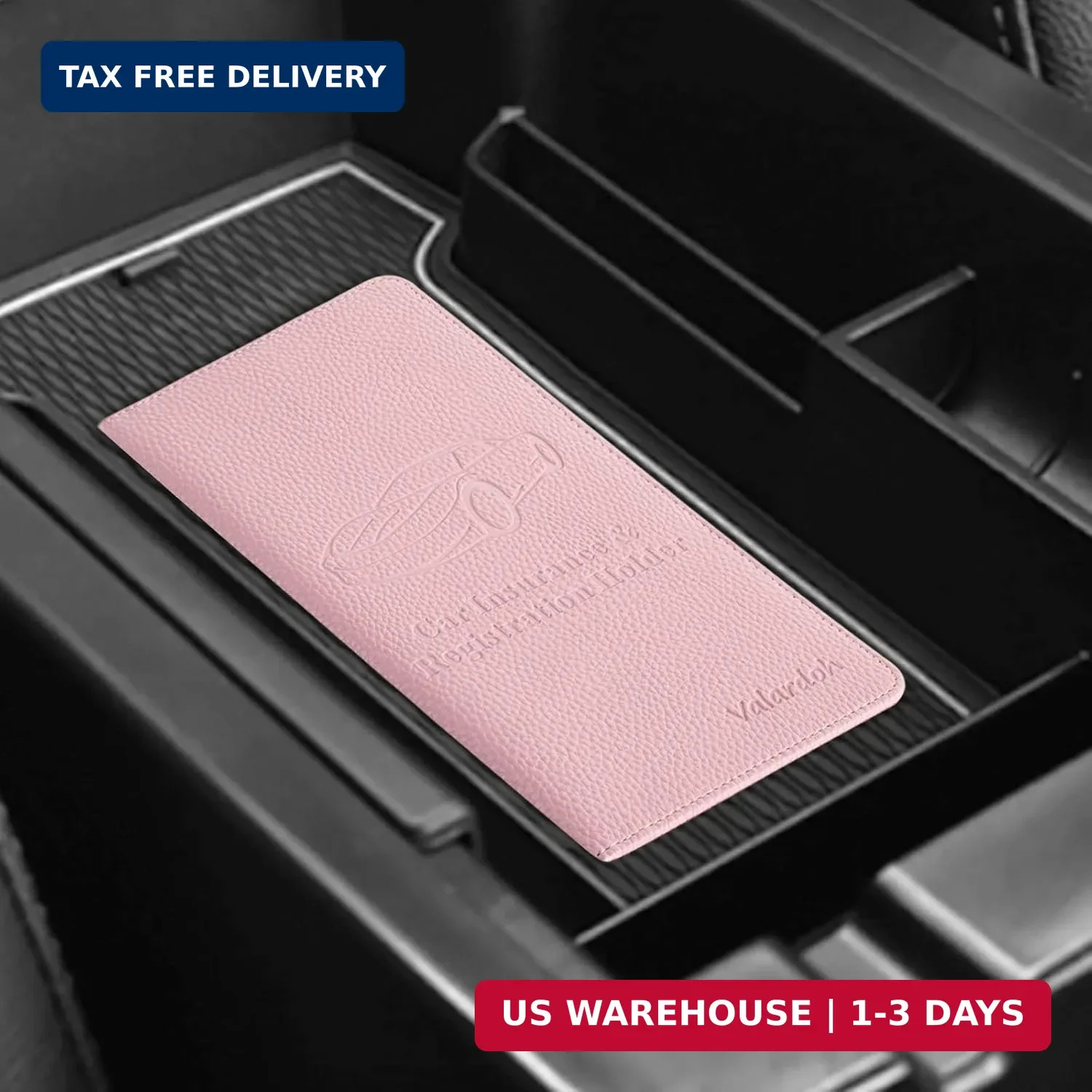 Valardoh Premium Car Registration and Insurance Card Holder, Car Document Holder
