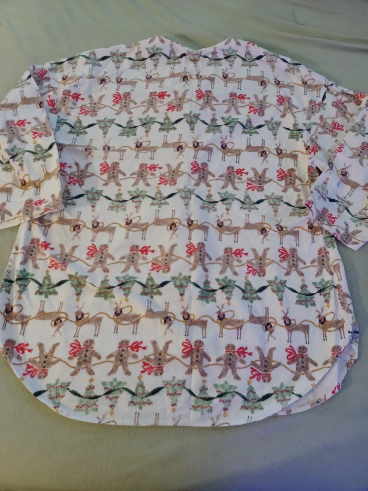 laura Taylor Country Collection 100% Cotton Womens Pajama Top One Size Fits Most