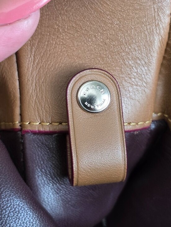 Coach F37905 Nomad Hobo Burnished Tan Glovetanned Leather Shoulder Bag