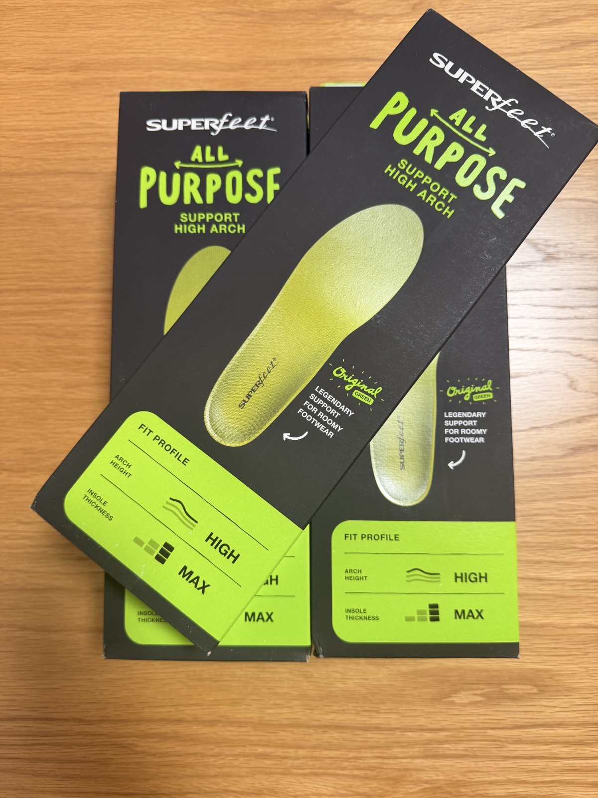 Superfeet Green Foot Bed Insole: Size E (M 9.5-11, W 10.5-12)