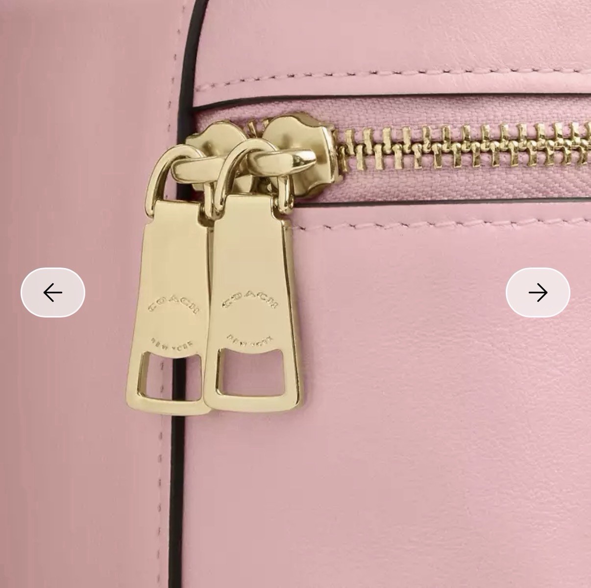 Coach Rainer Crossbody Bag 18 in Gold/Soft Pink CEO24 NWT FACTORY WRAPPED