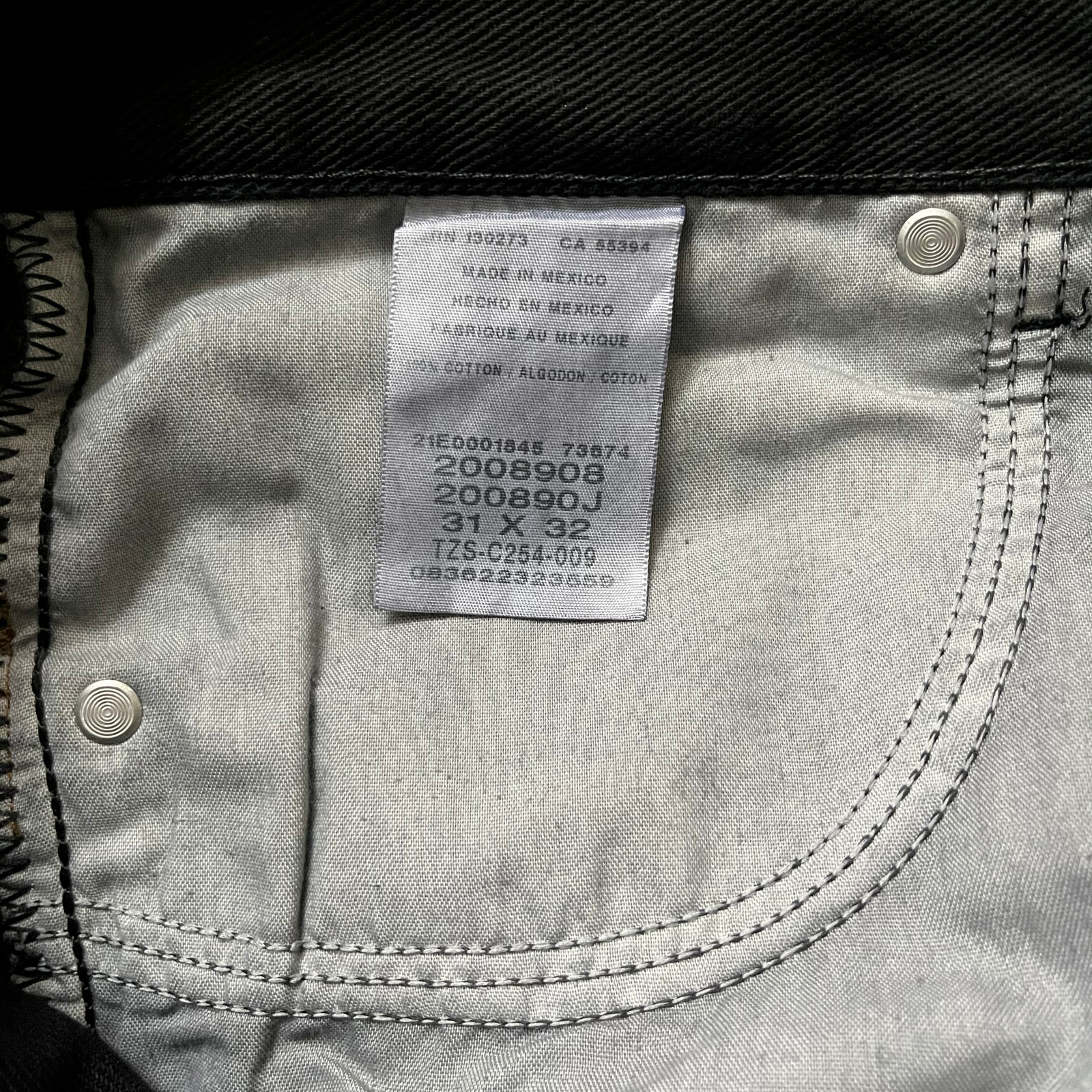 Lee Men’s Regular Fit 100% Cotton Denim Straight Leg Jeans Classic 20089 All Szs