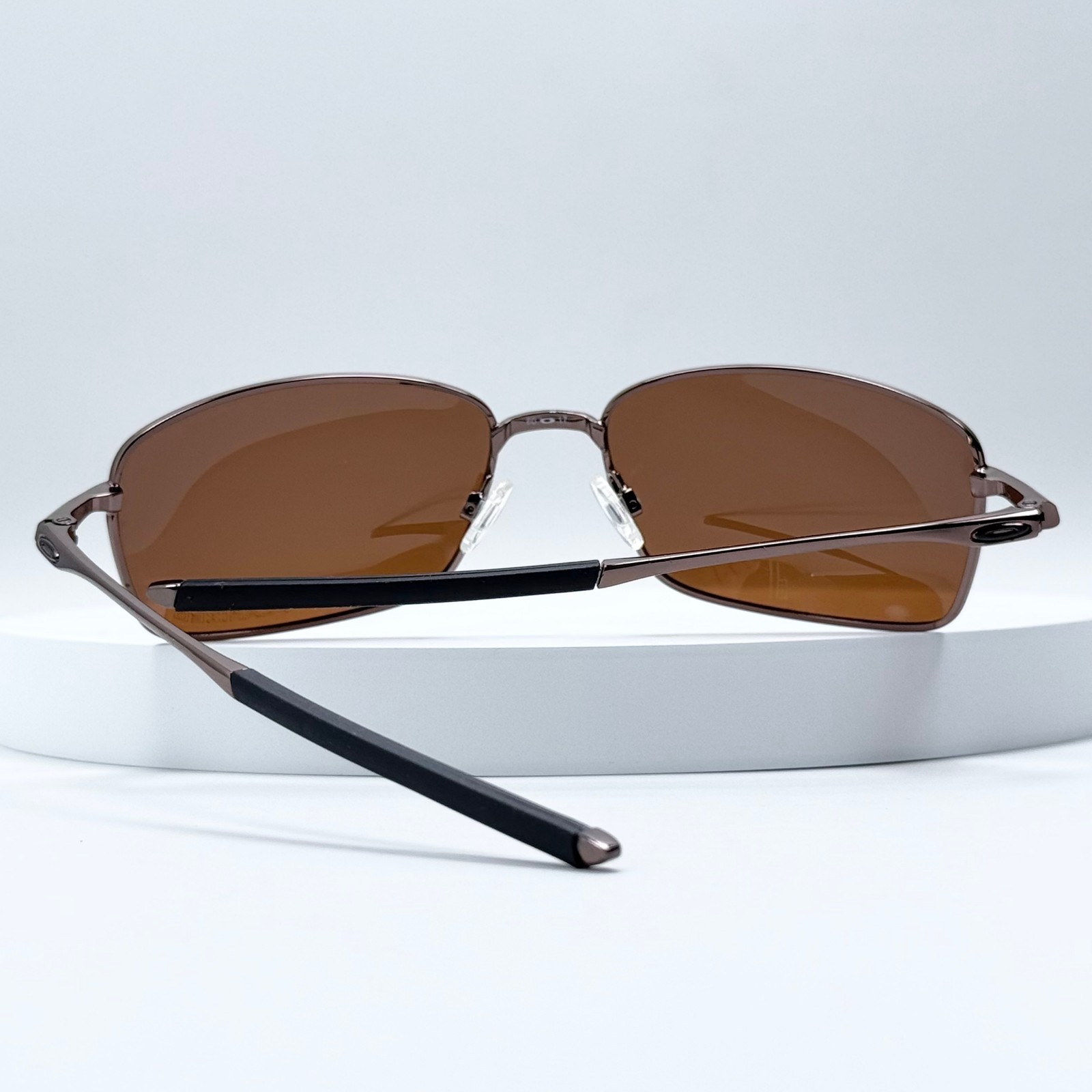 Oakley Square Wire OO4075 Tungsten Polarized Sunglasses 60mm New