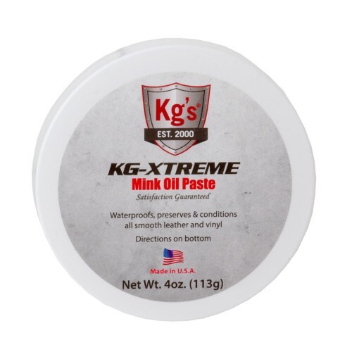 Kg’s Boot Guard Waterproof Mink Oil Leather Protector Conditioner Paste 4 oz