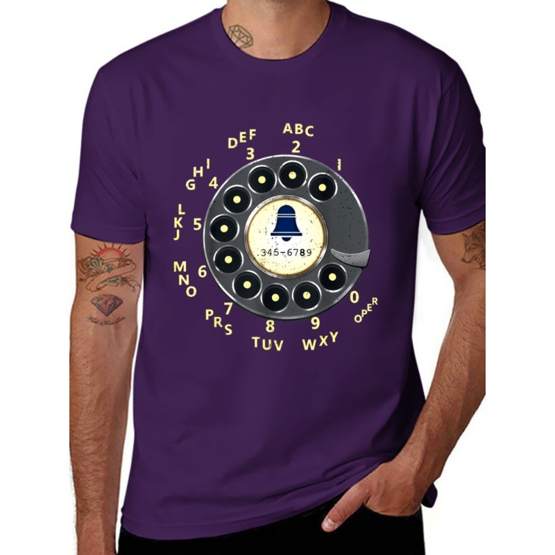 Vintage Retro Rotary Dial Telephone T-Shirt