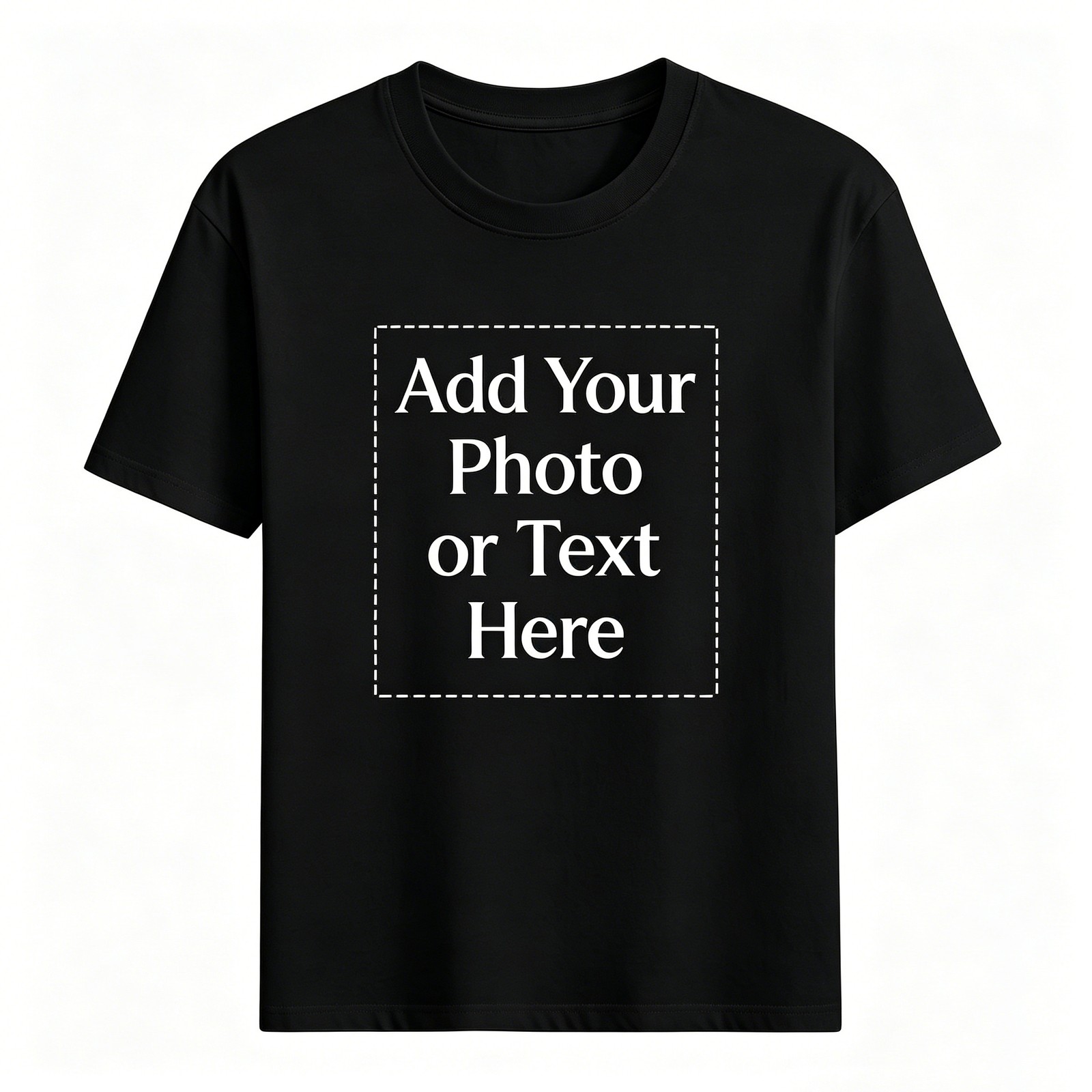 Personalized Custom Photo T-Shirt Gift for Dad Fathers Day Soft Cotton