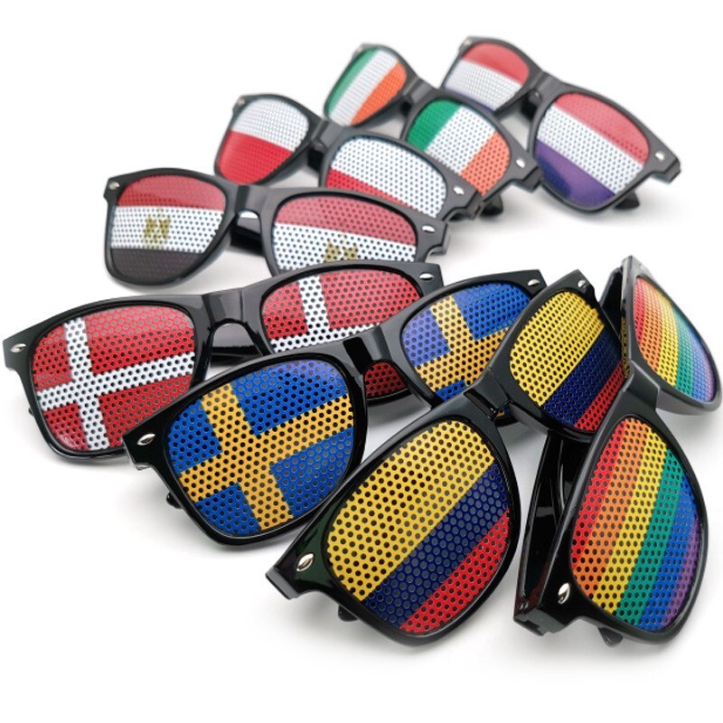 National FLAG SUNGLASSES birthday wedding party business soccer events FRAMES