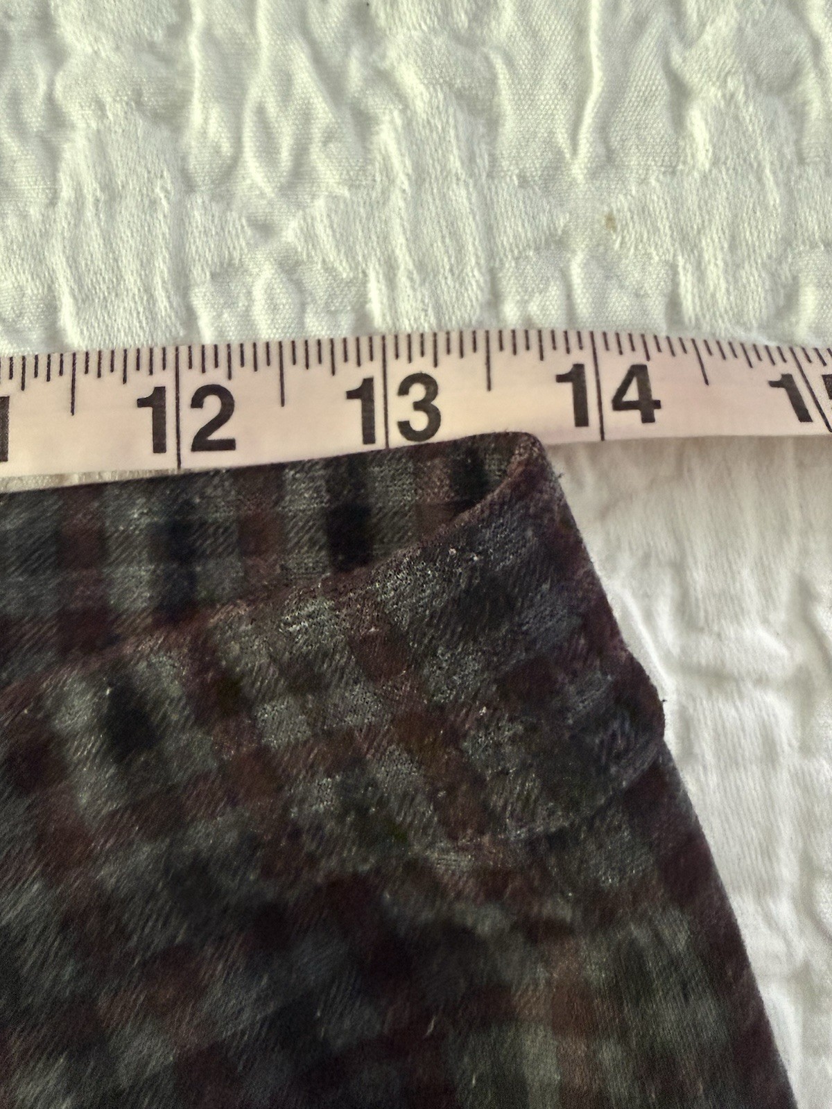 Sanctuary Pull On Skinny Pants Gray Black Burgundy Checkered Plaid M 27 x 28