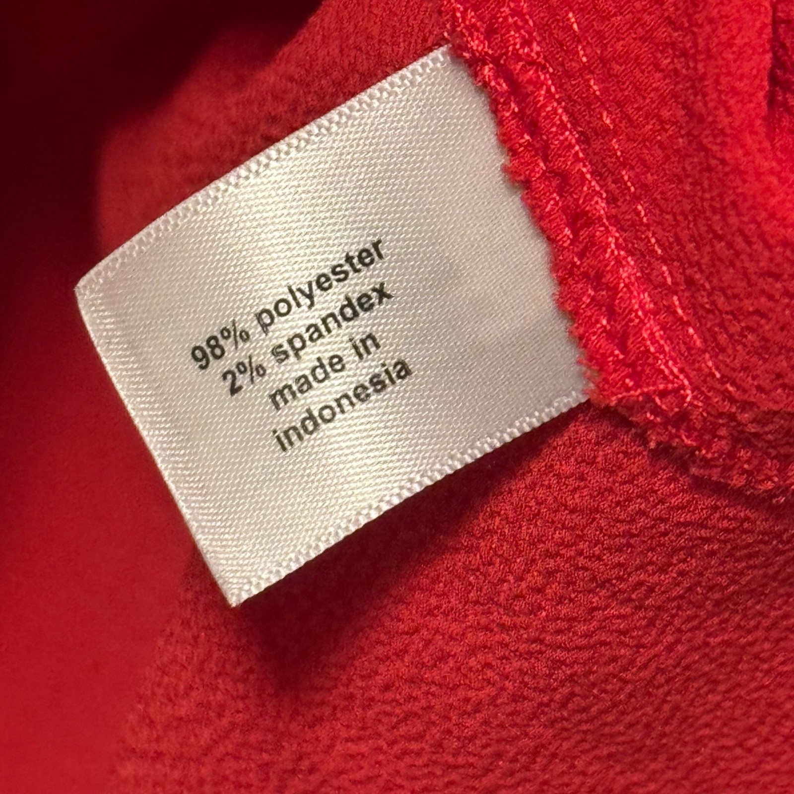 Lane Bryant Red Long Sleeve Wrap Blouse Size 20W Polyester Spandex top.