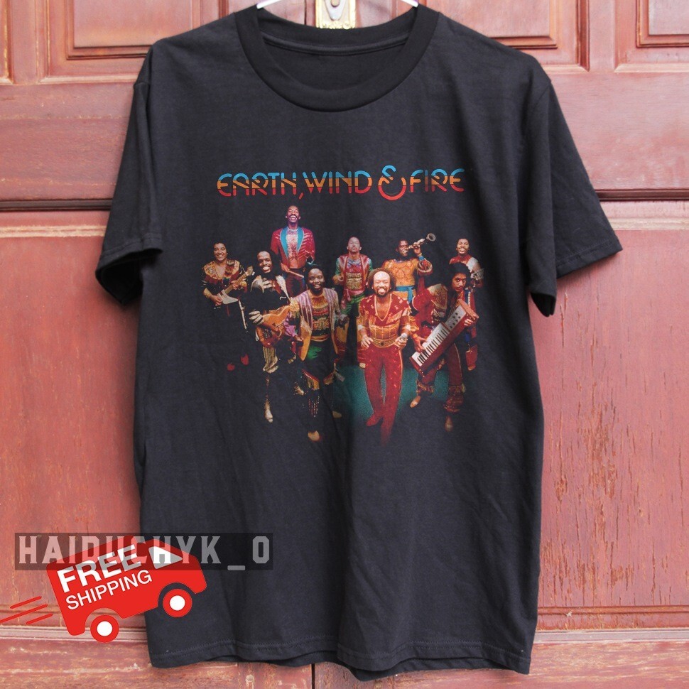 Earth, Wind & Fire T-Shirt – Gift for Fans Unisex Black T-shirt – Free Shipping