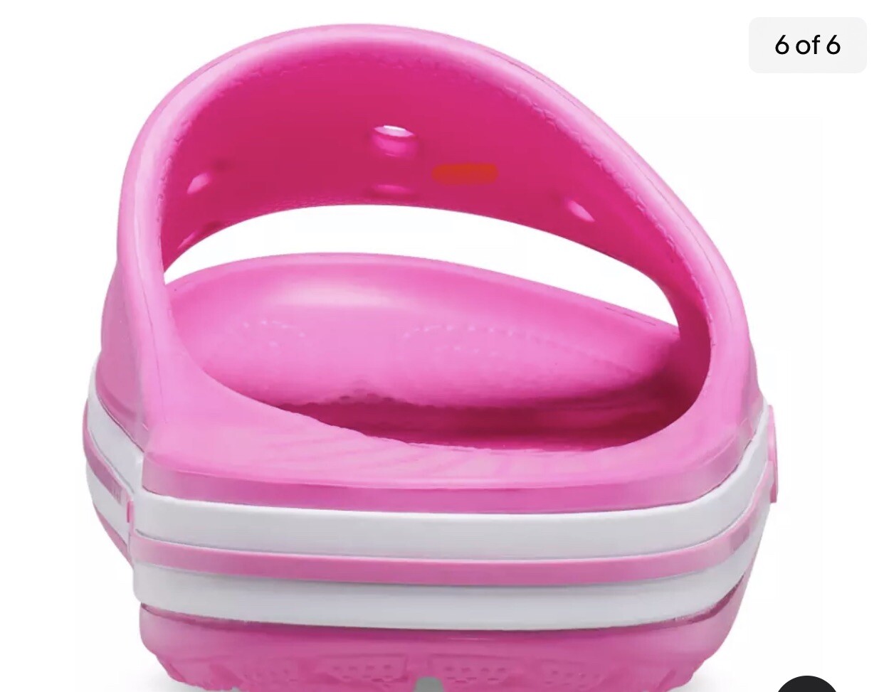 Crocs Bayaband Shoes Women’s Size 9 Pink Electric Slides Comfort Sandals