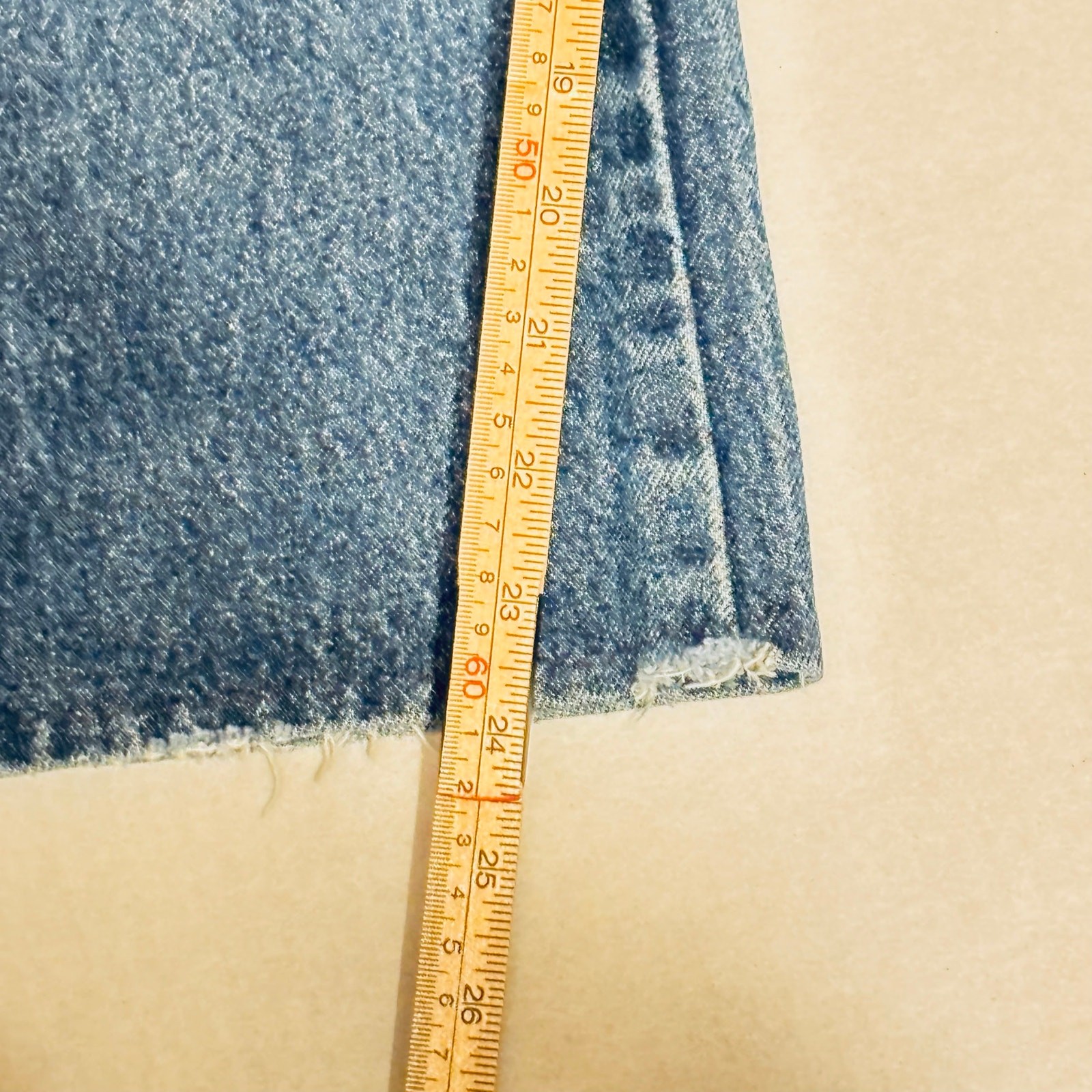 Levi’s 517 boot cut men’s blue washed wide leg jeans pants sz 40X34