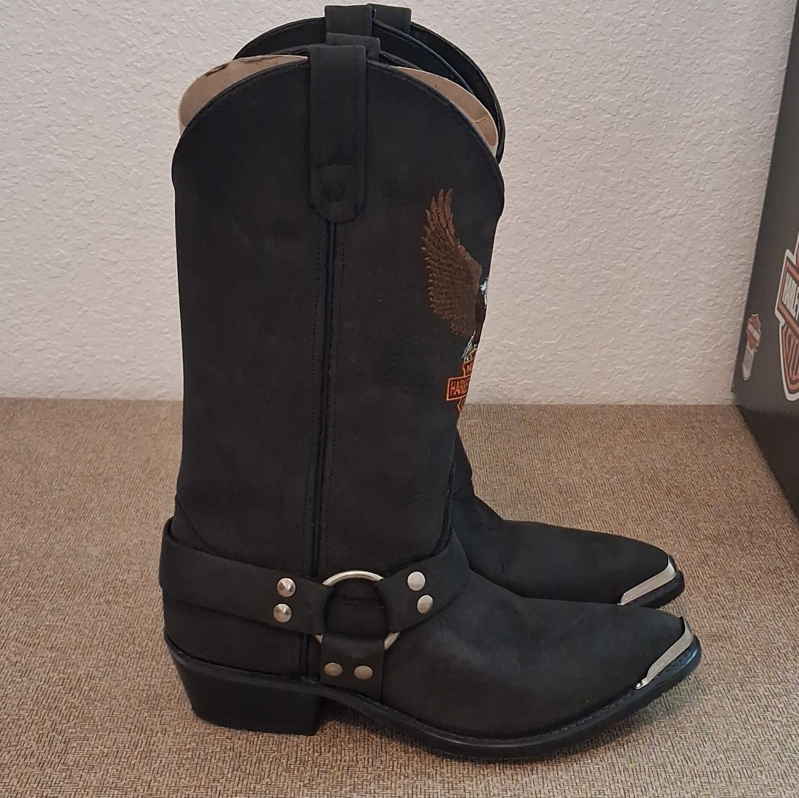 Harley-Davidson Women’s Leather Boots Size 8 EE Black