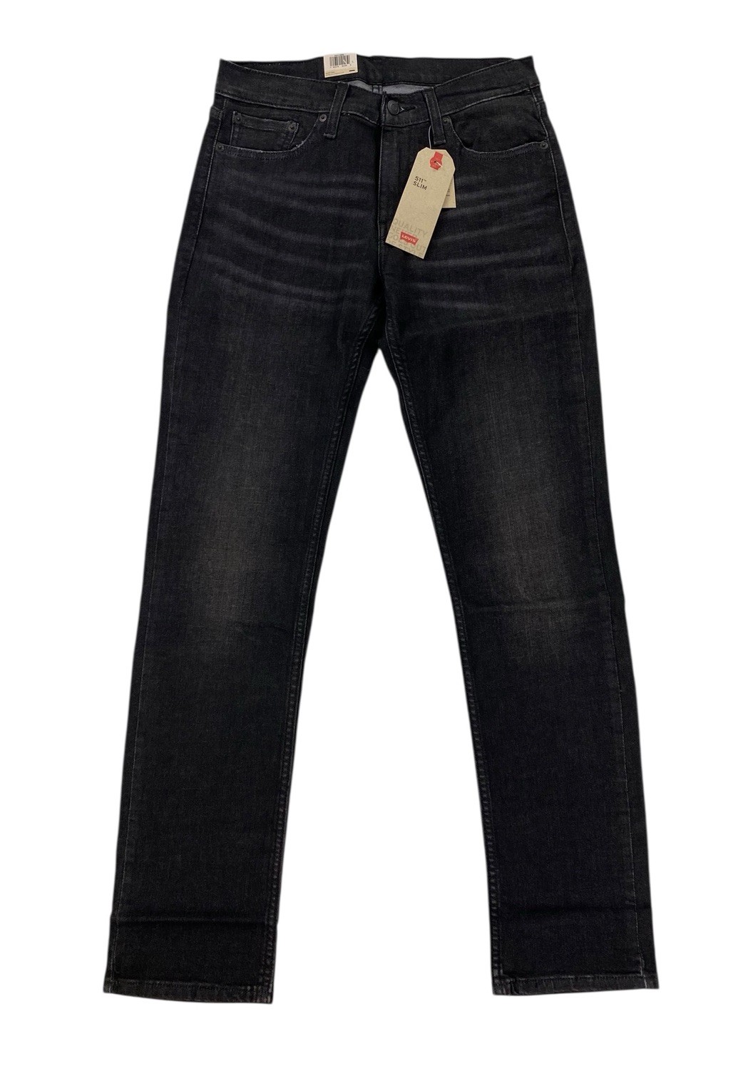 NEW Levi’s Strauss 511 Slim Stretch Black Mens Denim Jeans Size 30×32