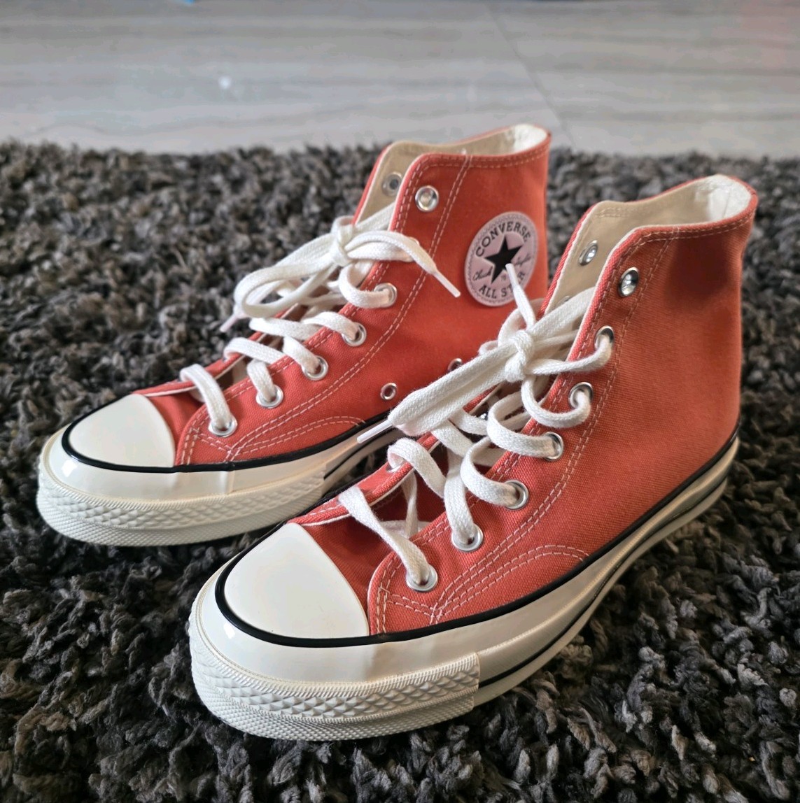 Converse Chuck Taylor 70 Hi Brushed Brass Orange A03276C Sneakers SZ W8 M6