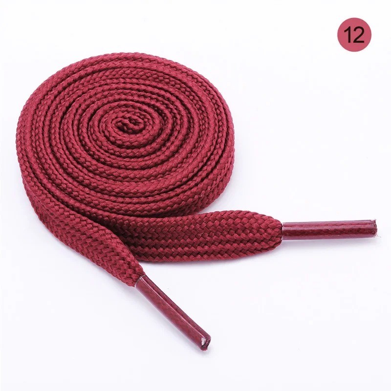 Fat Shoelaces Thick Flat 3/4″ Wide Shoelaces Solid Color for All Shoe Types
