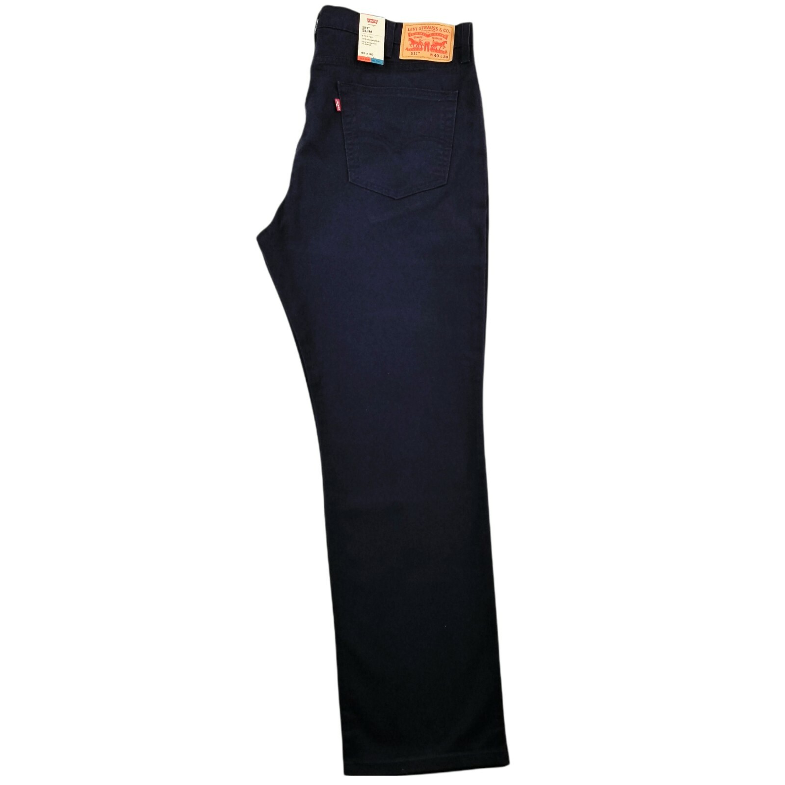 Levi’s 511 Slim Fit Jeans Men’s Stretch All Seasons Mid Rise Zip Dark Wash Pants