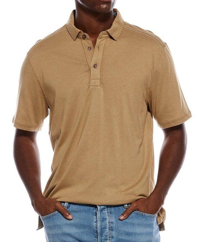 Tommy Bahama Men’s HARBOR ISLES Golf Polo Shirt, Maple valley, Lge, XL
