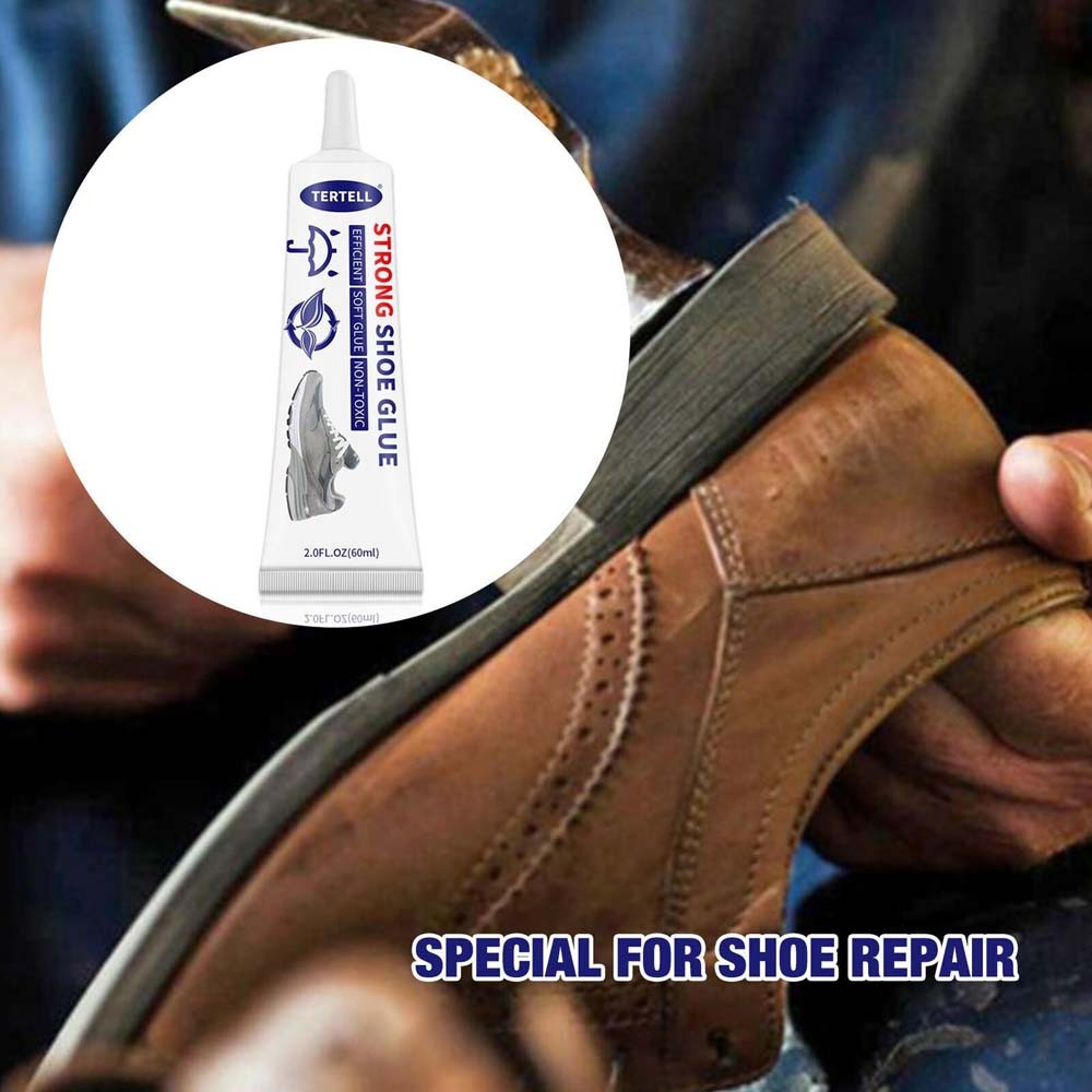 2Pack Strong Shoe Glue Sole Repair Adhesive Waterproof for Sneaker Leather Shoes