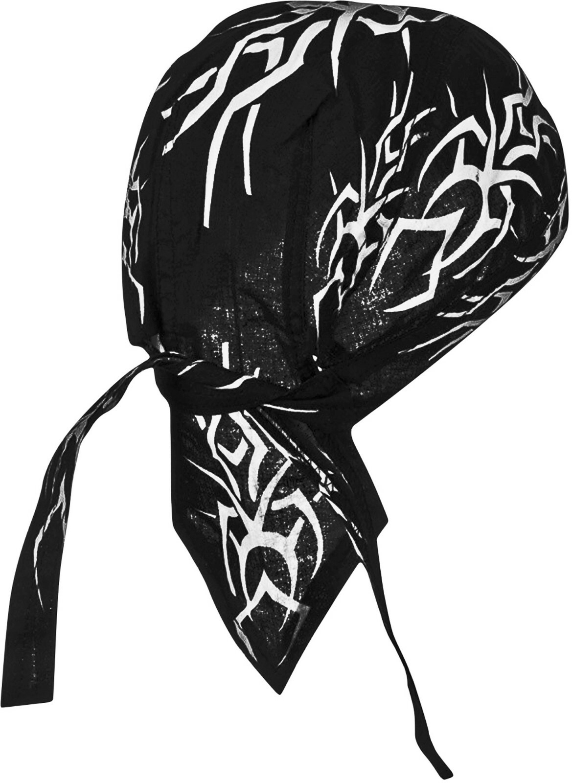 Black White Skull Cap Motorcycle Bandana Headwrap Doo Rag Du Dew Tribal Tattoo