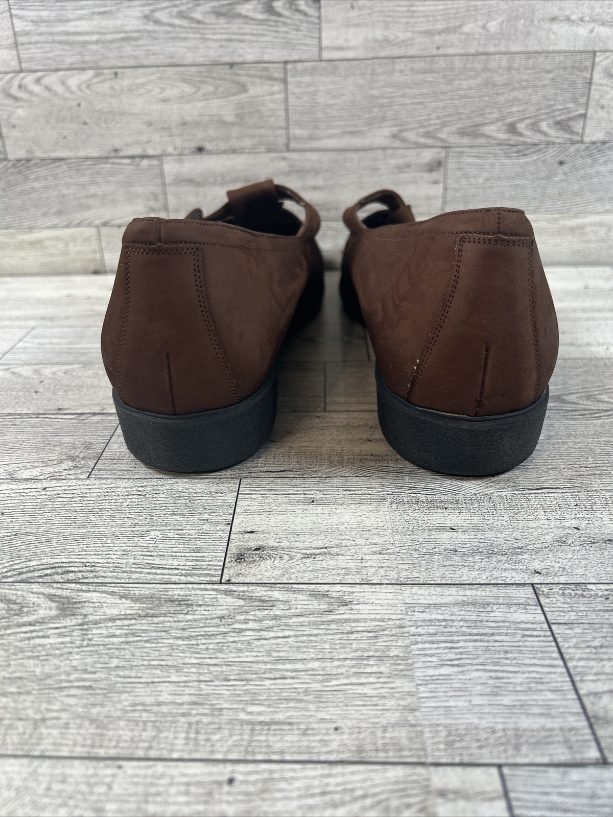 Women’s Fits by Theresia Brown Suede Comfort Flats Made In Germany US size 8 M