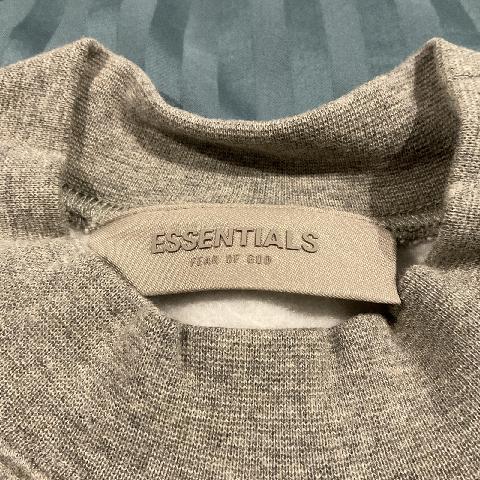 Essentials Fear Of God Sweatshirt Dark Oatmeal (Medium)