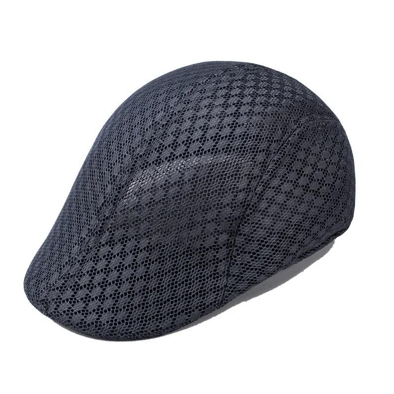Duck Mesh Summer Gatsby Cap Mens Ivy Hat Golf Driving Sun Flat Cabbie Newsboy