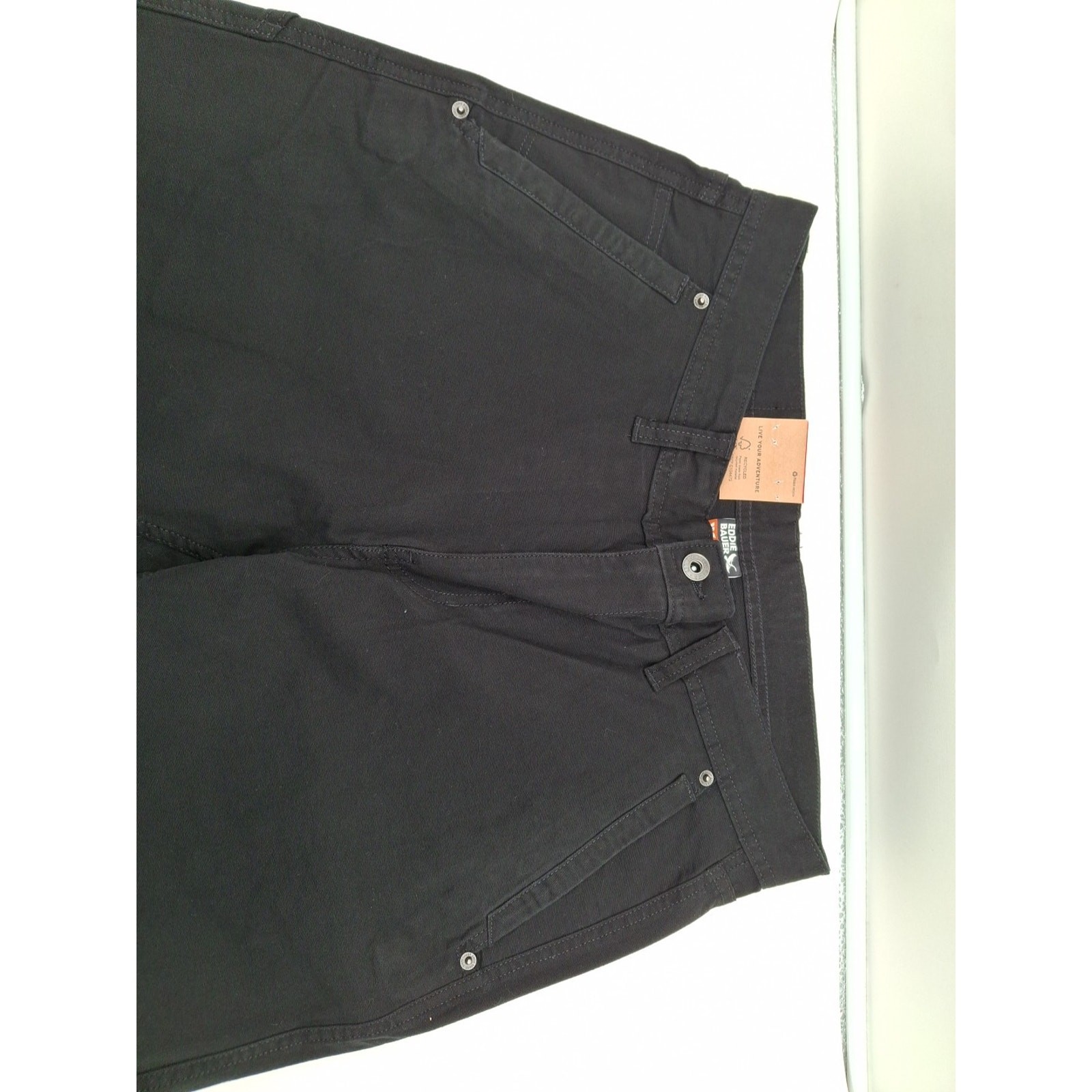Eddie Bauer Men’s Canvas Utility Stretch Pants – Black – Size: 34×30 – NWT!
