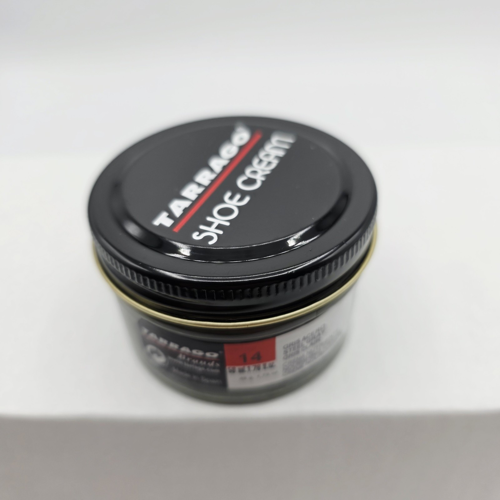 Tarrago Shoe Polish # 14 Steel Gray Cream Leather Protector 1.76 oz. 50ml Boot