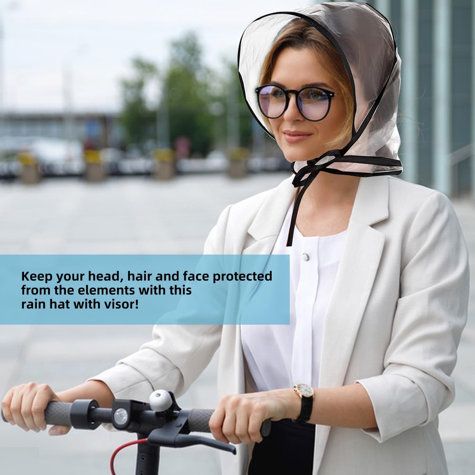 Premium Life Rain Hat with Full Visor Black Edging 1 Pack