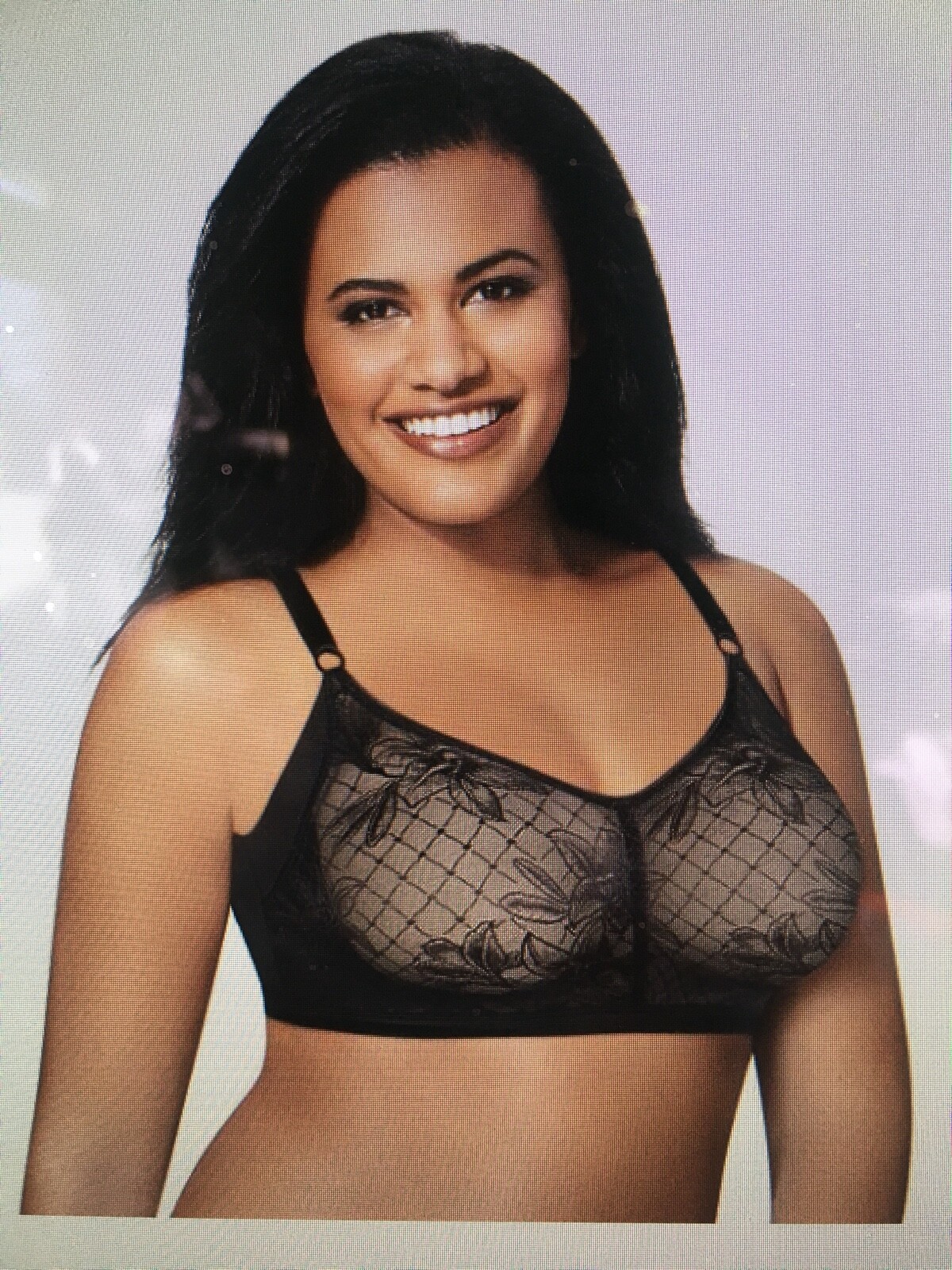Just My Size Undercover Slimming Wire free Bra 2 Pack Black/Nude Size 38D – 50DD