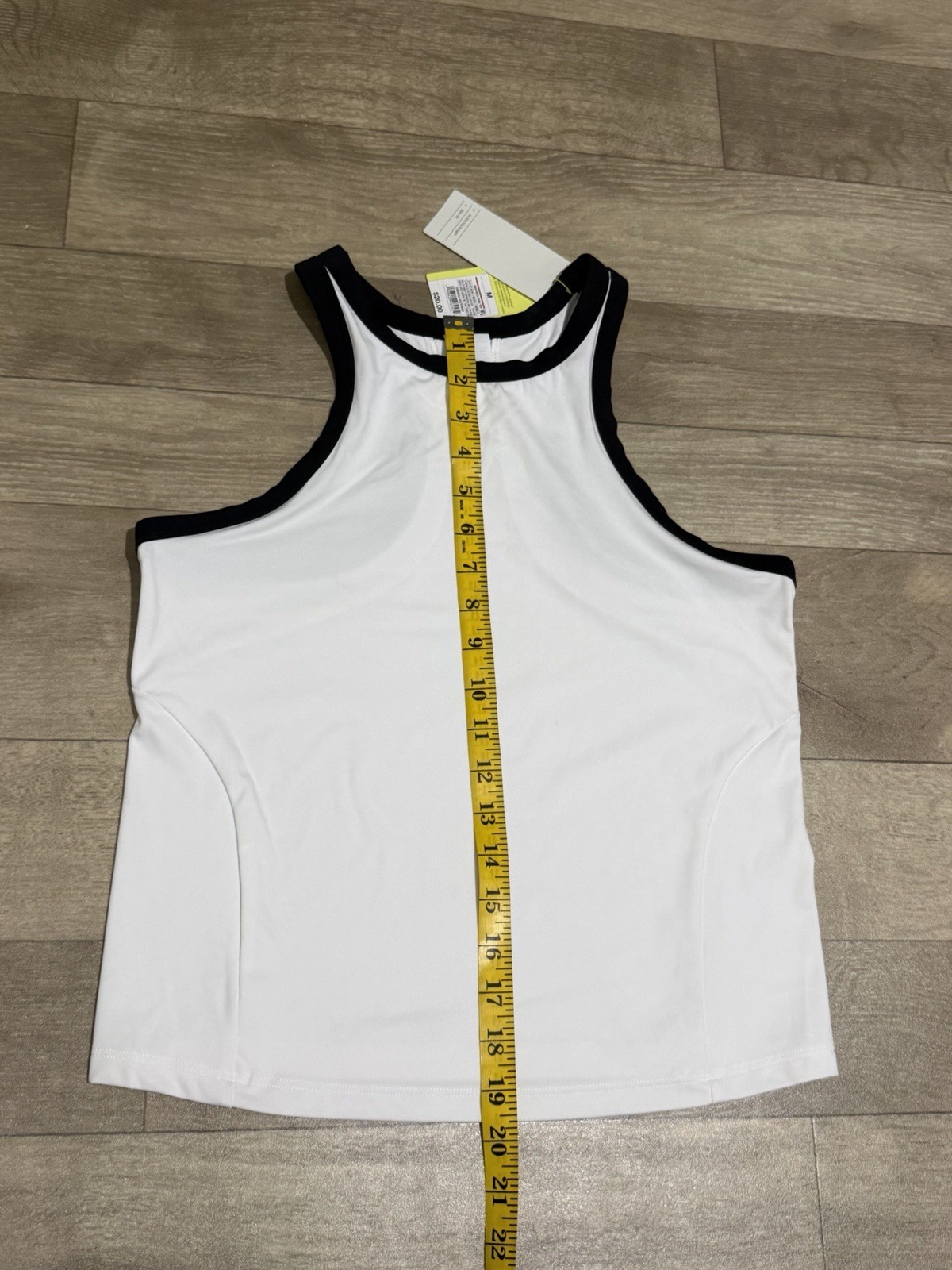 All In Motion Women’s Highneck Racerback Tank Top White Size M