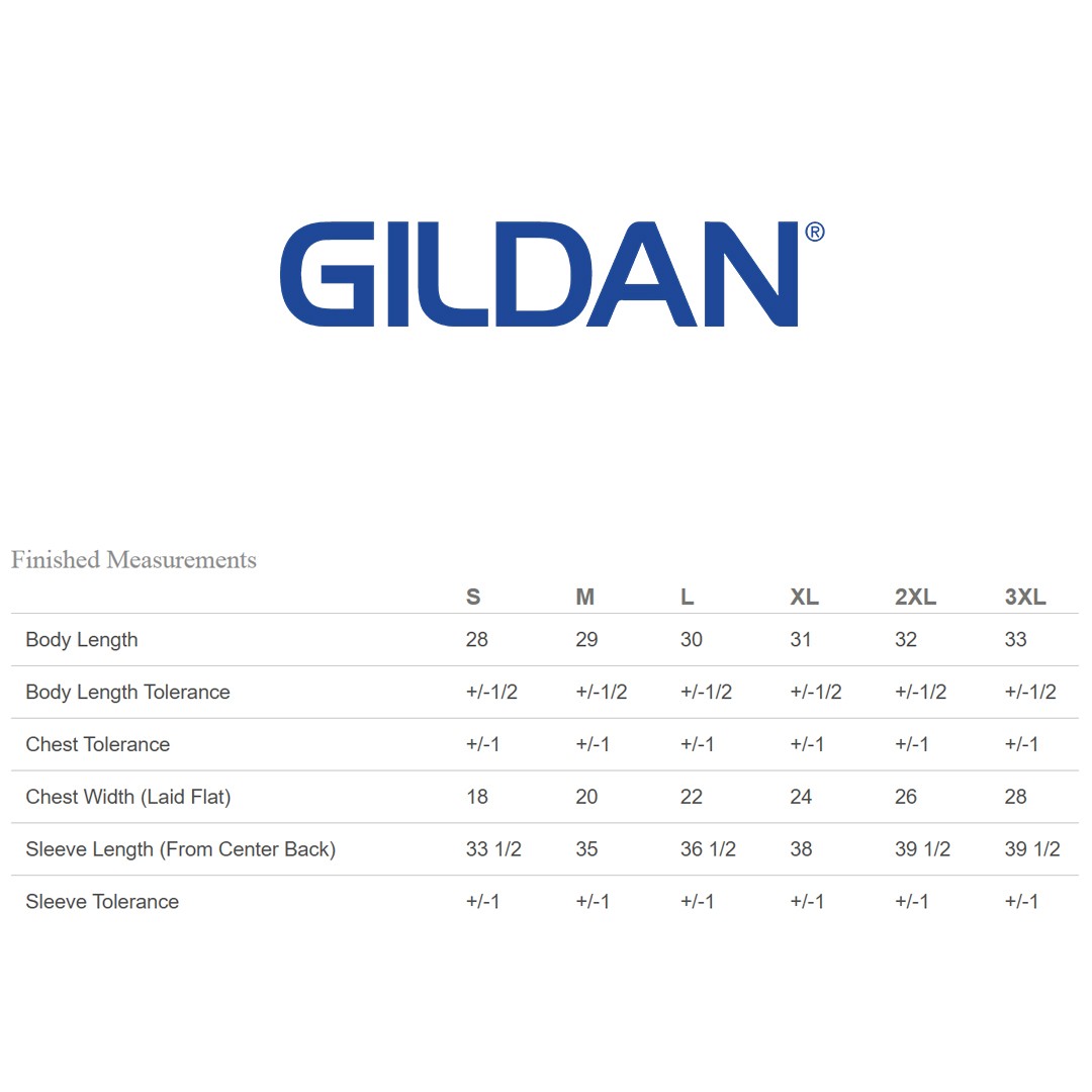 Gildan Mens T-Shirt Long Sleeve Heavy Cotton 5.3 oz R-G540