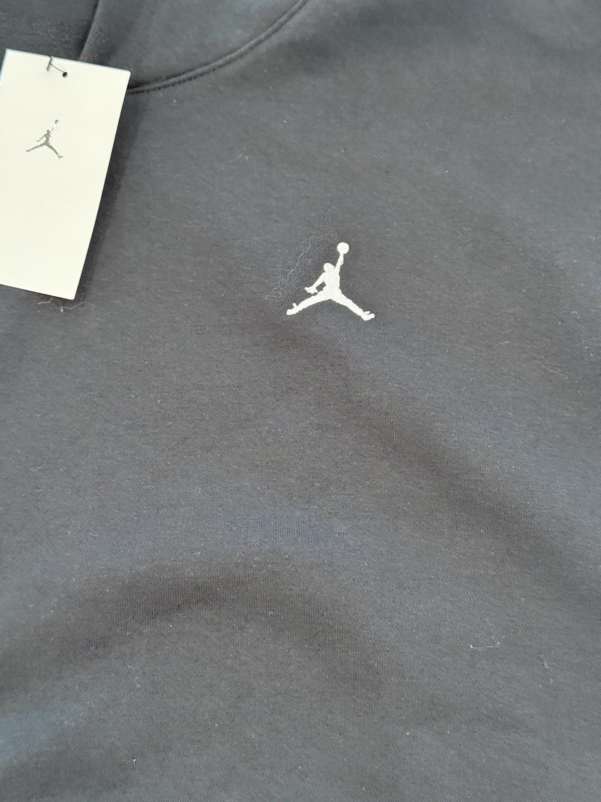 Jordan Brooklyn Fleece Pullover Black White FV7281-010 Hoodie Men’s S-XXL New
