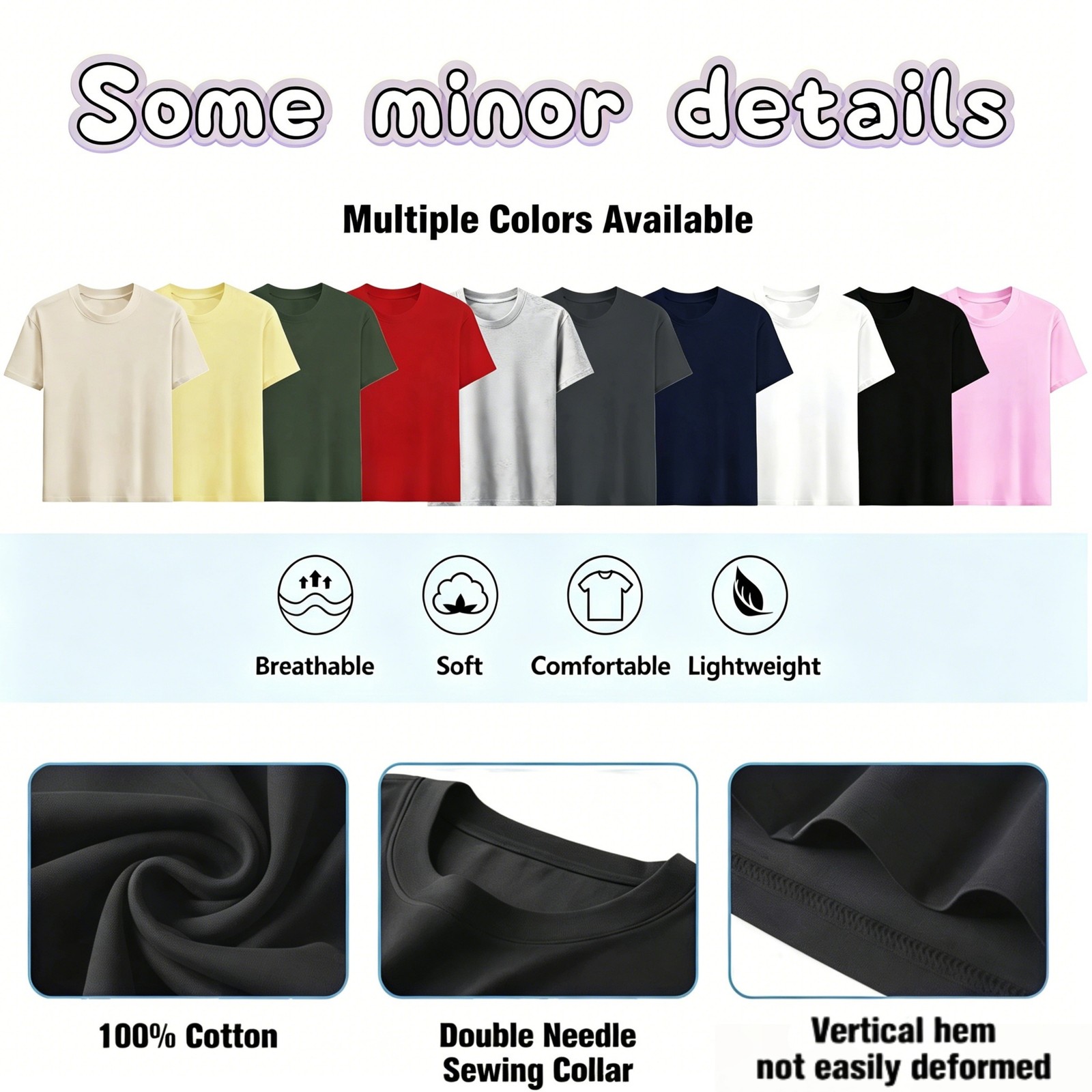 Custom T-Shirts: Print Your Photo/Logo Front & Back, Unisex Personalized Tee