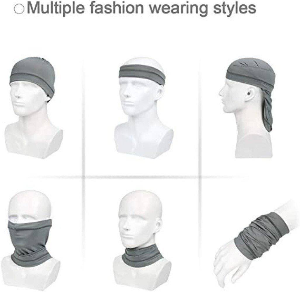 UV Protection Cooling Neck Gaiter Face Mask Scarf Men Women Neck Cover Bandana