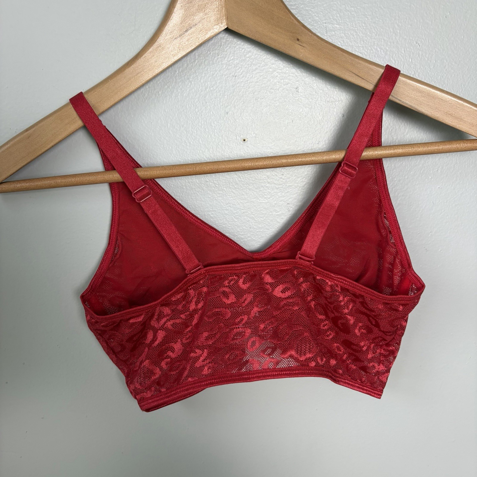 NEW- Ruby Ribbon Allure Demiette In CHERRY RED Womens Size 32