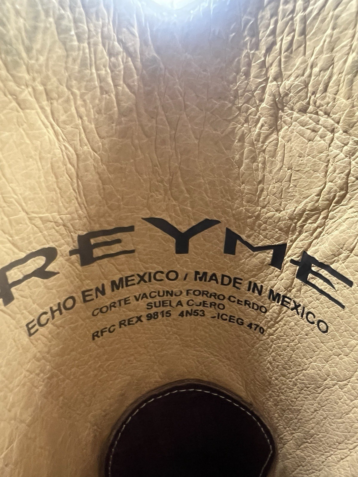 Reyme Western boots Women size 7.5US 24.5 MX square toe with Spur strap Made MEX