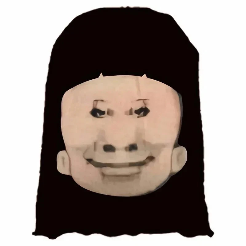 3D Mr Bean Face Mask Realistic Printed Stretch Mesh Costume Fancy Dress Unisex