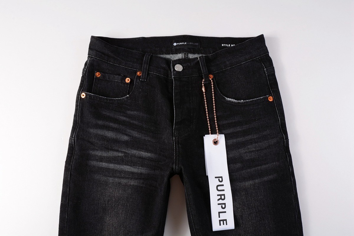2026 New purple brand men’s personality Fashion Slim Fit Jeans