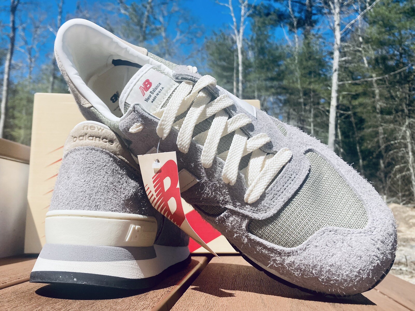 New Balance 990v1 x Teddy Santis Made In USA Mens Size 12 (M990TA1) “Marblehead”