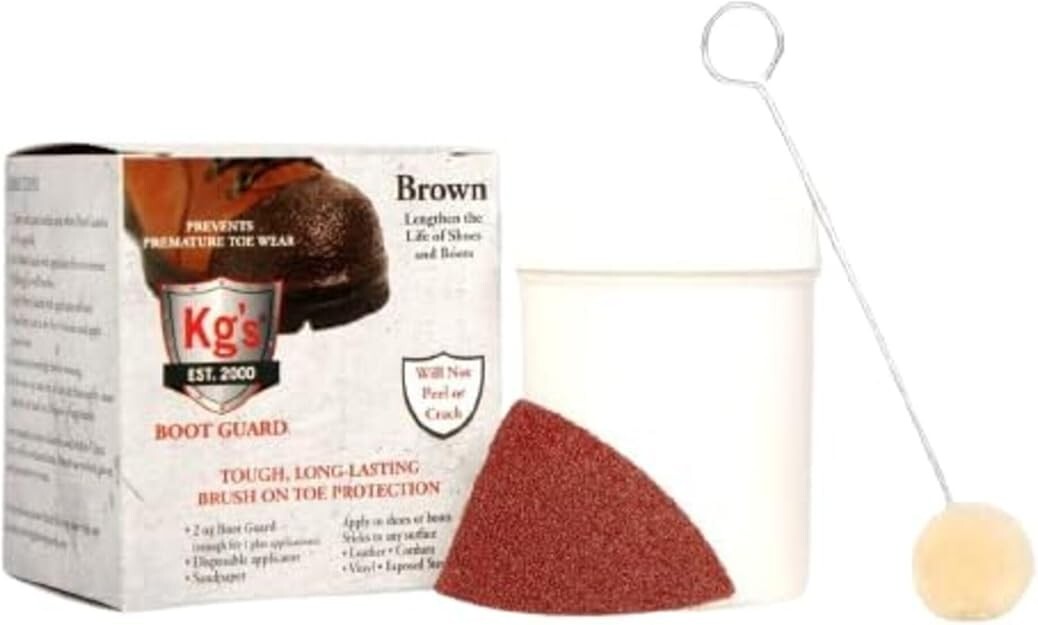 Kg’s Boot Guard Brush On Toe Protection Liquid for Tough Long-Lasting Safety