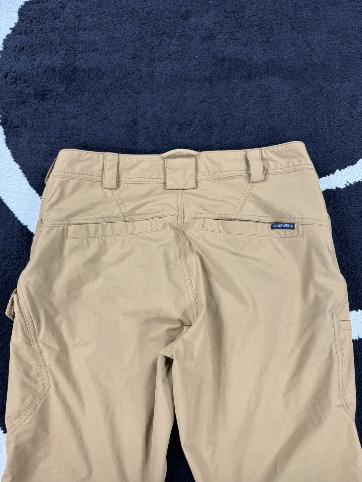 Truewerk Pants Mens 34×32 T2 Werkpant Brown Cargo Utility Pockets Workwear