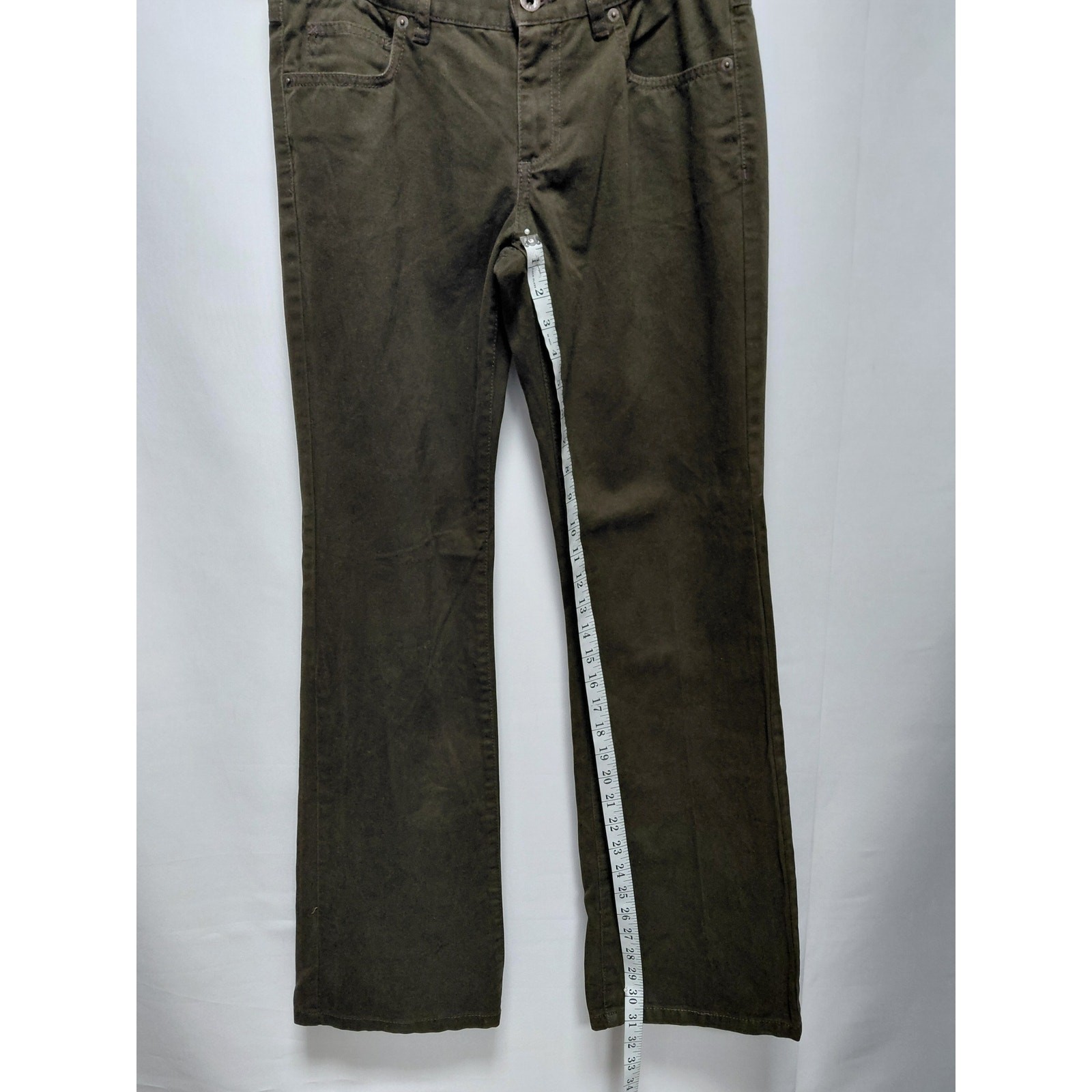 Polo Jeans Company Ralph Lauren Olive Green Pants Mid (10-12 in) Denim Size 6×32