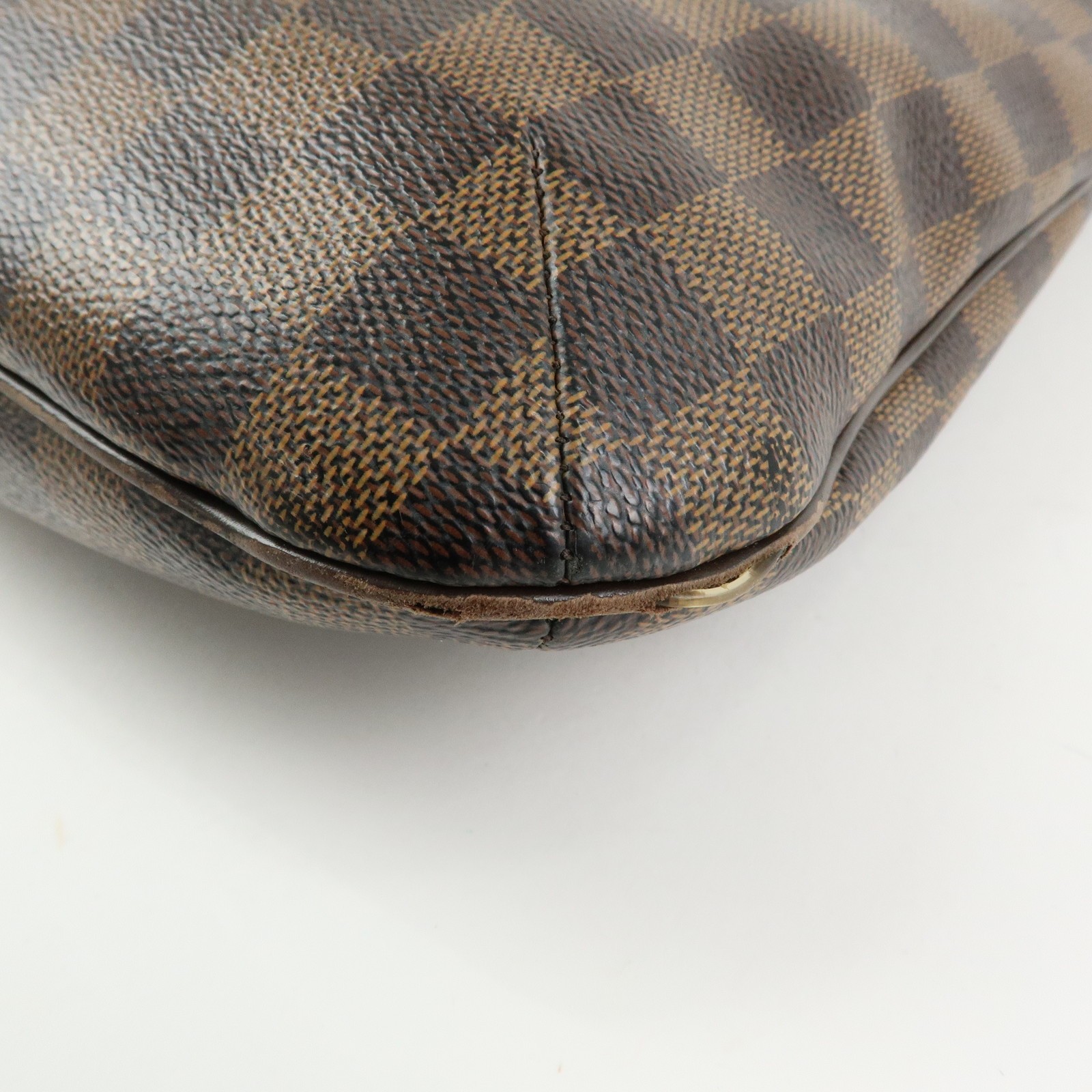 Louis Vuitton Damier Bloomsbury PM Shoulder Bag Brown N42251 Authentic Used F/S